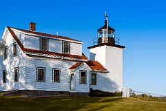 Fort Point Lighthouse in Stockton Springs in Maine